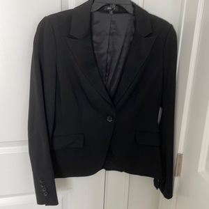 Black suit blazer